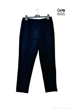 Picture of CURVY GIRL SUEDE STRETCHY TROUSERS